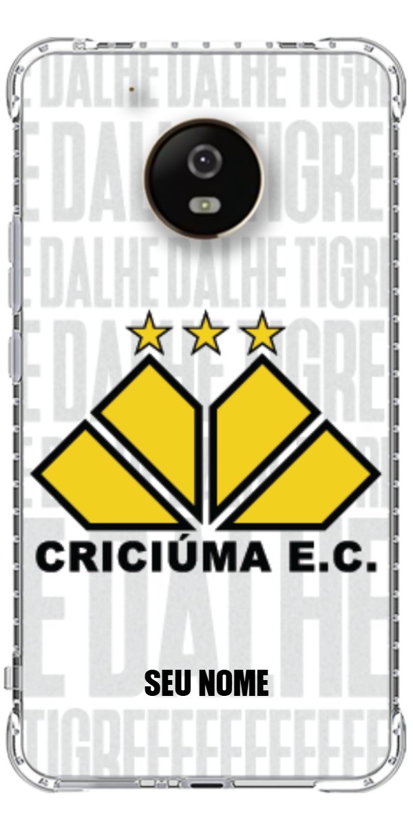 Capinha para Celular Criciúma Estampa Oficial 19