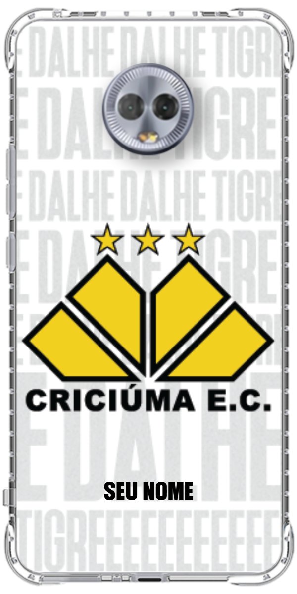 Capinha para Celular Criciúma Estampa Oficial 19