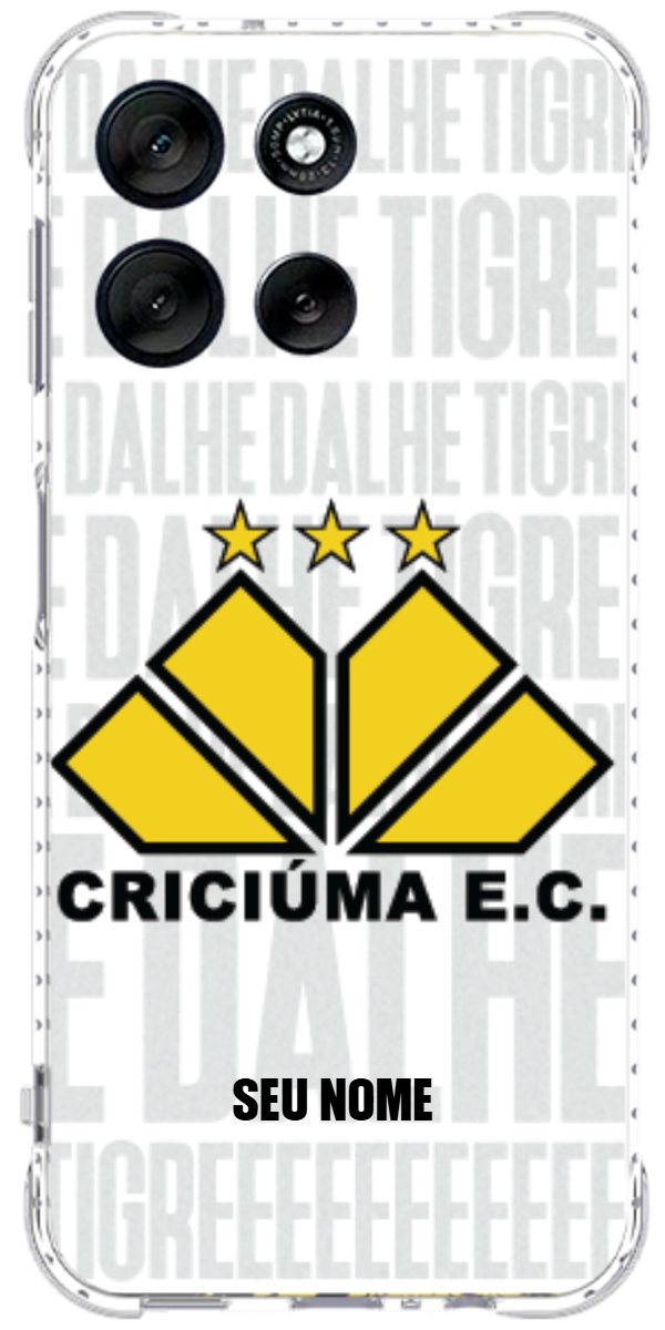Capinha para Celular Criciúma Estampa Oficial 19