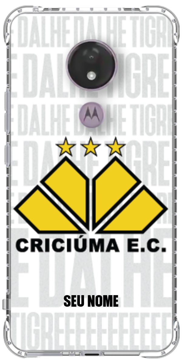 Capinha para Celular Criciúma Estampa Oficial 19