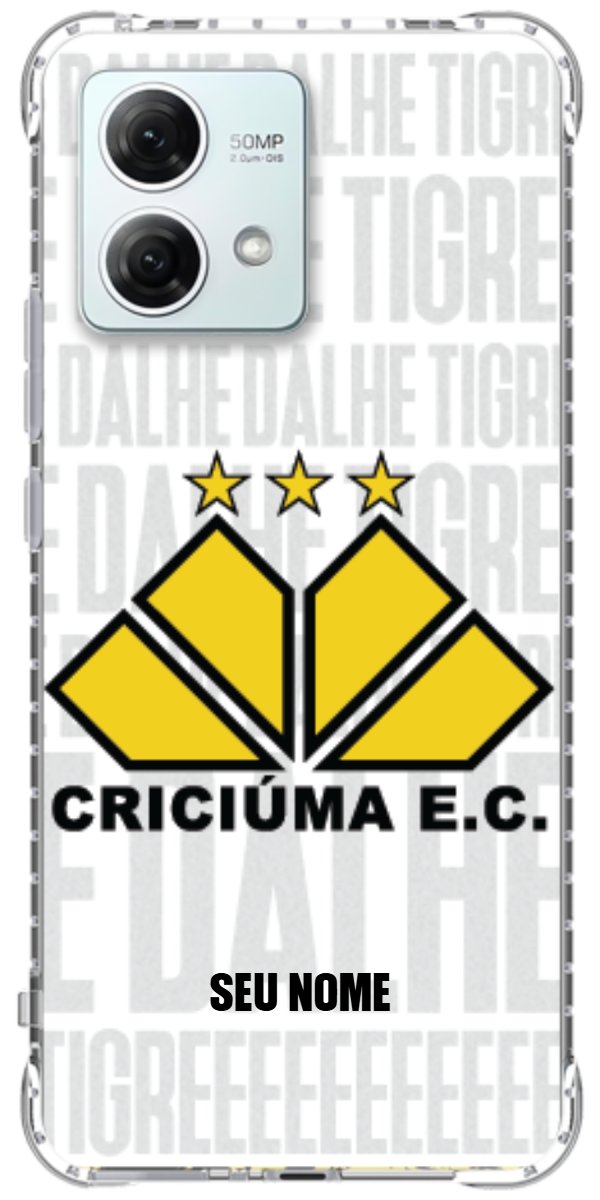 Capinha para Celular Criciúma Estampa Oficial 19