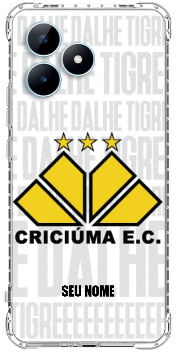 Capinha para Celular Criciúma Estampa Oficial 19