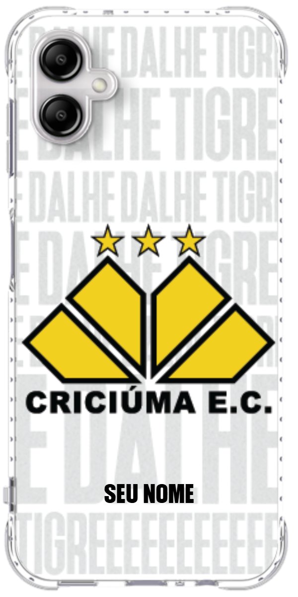 Capinha para Celular Criciúma Estampa Oficial 19