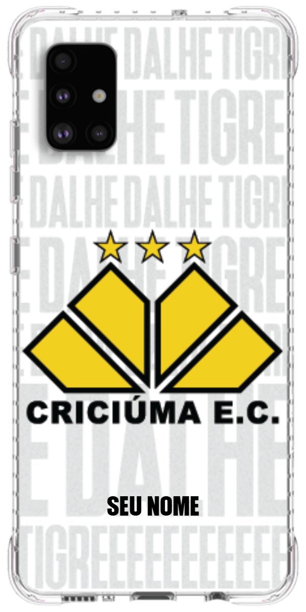 Capinha para Celular Criciúma Estampa Oficial 19