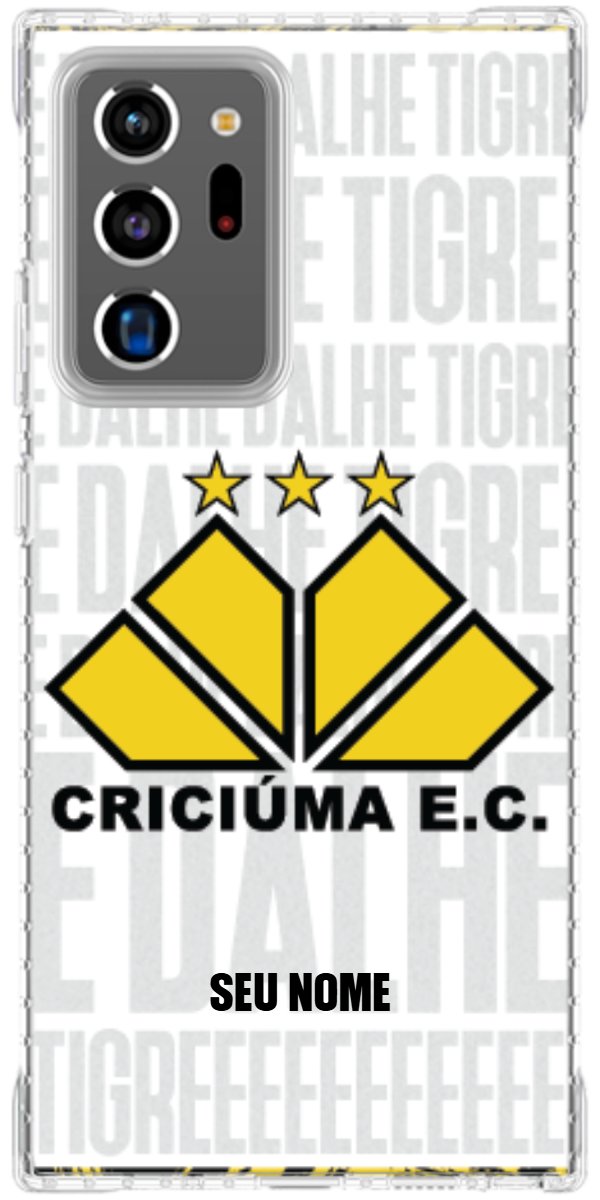 Capinha para Celular Criciúma Estampa Oficial 19