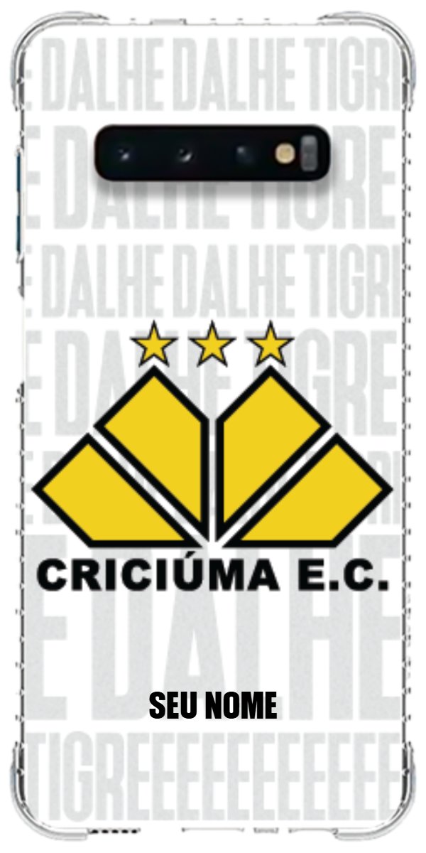 Capinha para Celular Criciúma Estampa Oficial 19