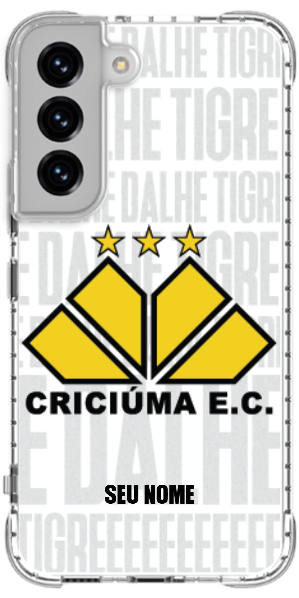 Capinha para Celular Criciúma Estampa Oficial 19