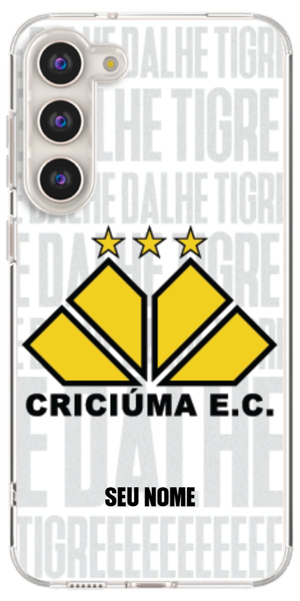 Capinha para Celular Criciúma Estampa Oficial 19