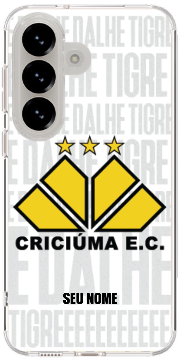 Capinha para Celular Criciúma Estampa Oficial 19
