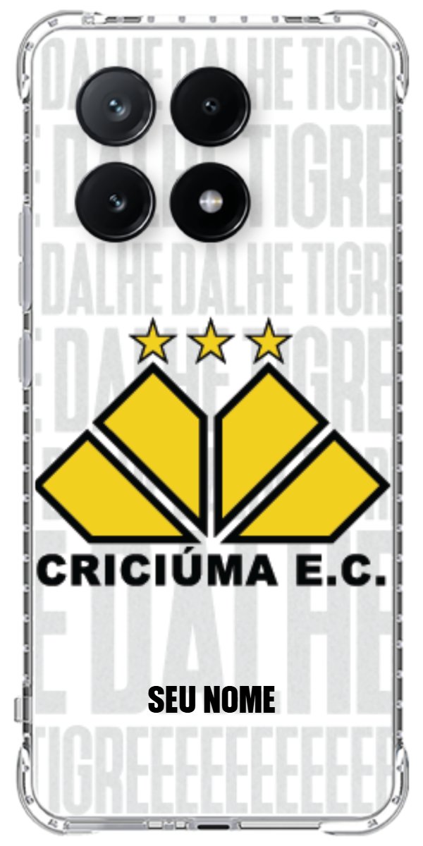 Capinha para Celular Criciúma Estampa Oficial 19