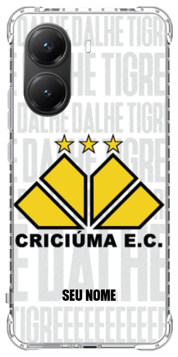 Capinha para Celular Criciúma Estampa Oficial 19