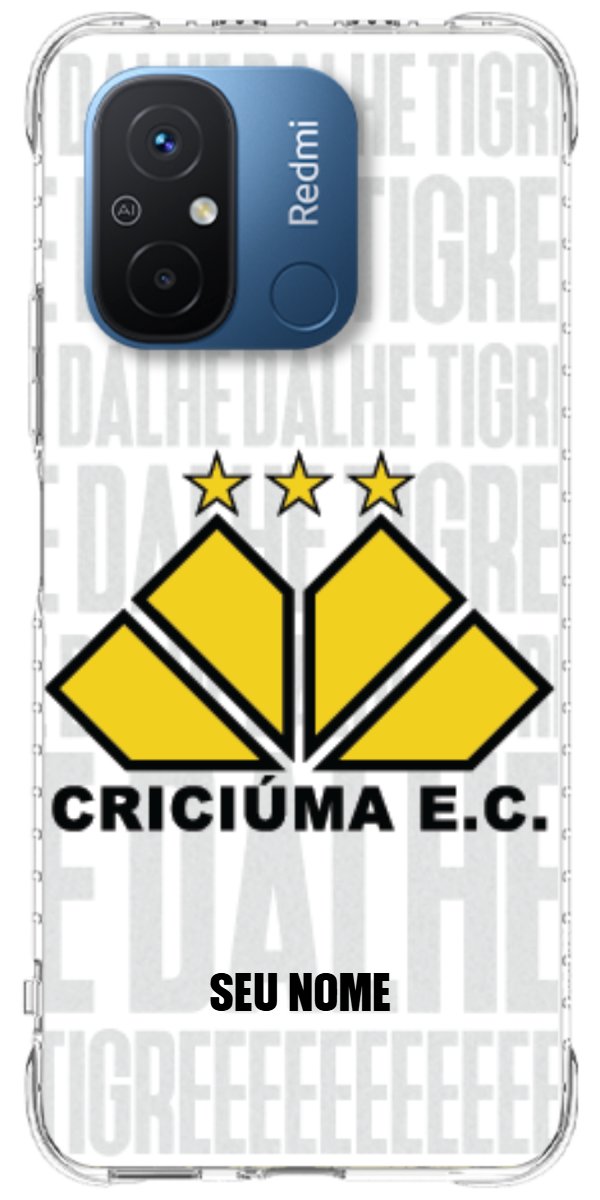 Capinha para Celular Criciúma Estampa Oficial 19