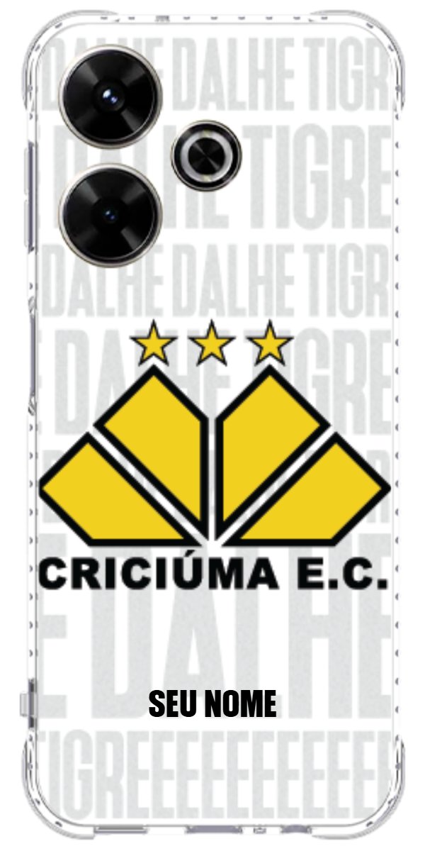 Capinha para Celular Criciúma Estampa Oficial 19