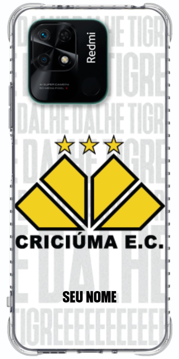 Capinha para Celular Criciúma Estampa Oficial 19