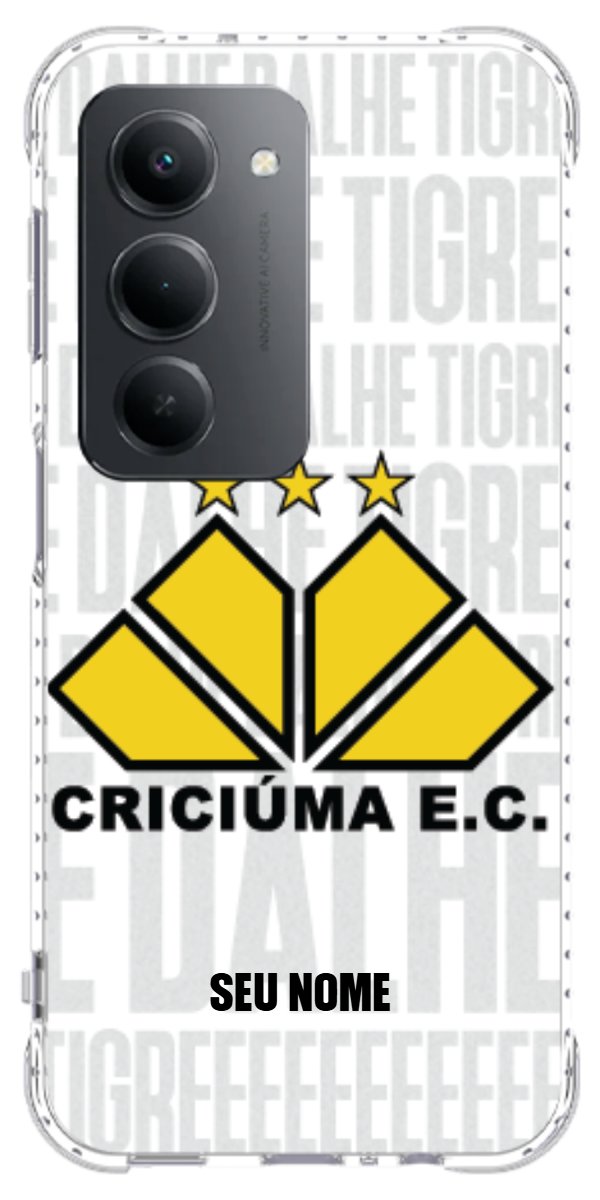 Capinha para Celular Criciúma Estampa Oficial 19