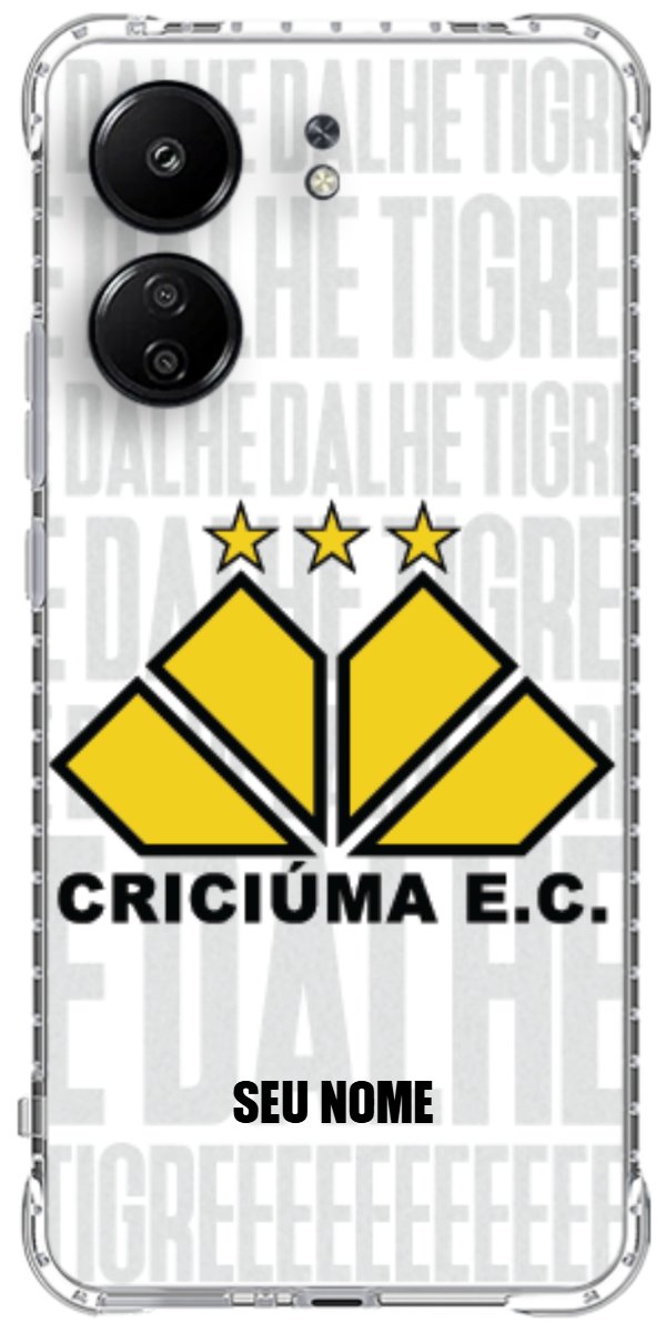 Capinha para Celular Criciúma Estampa Oficial 19
