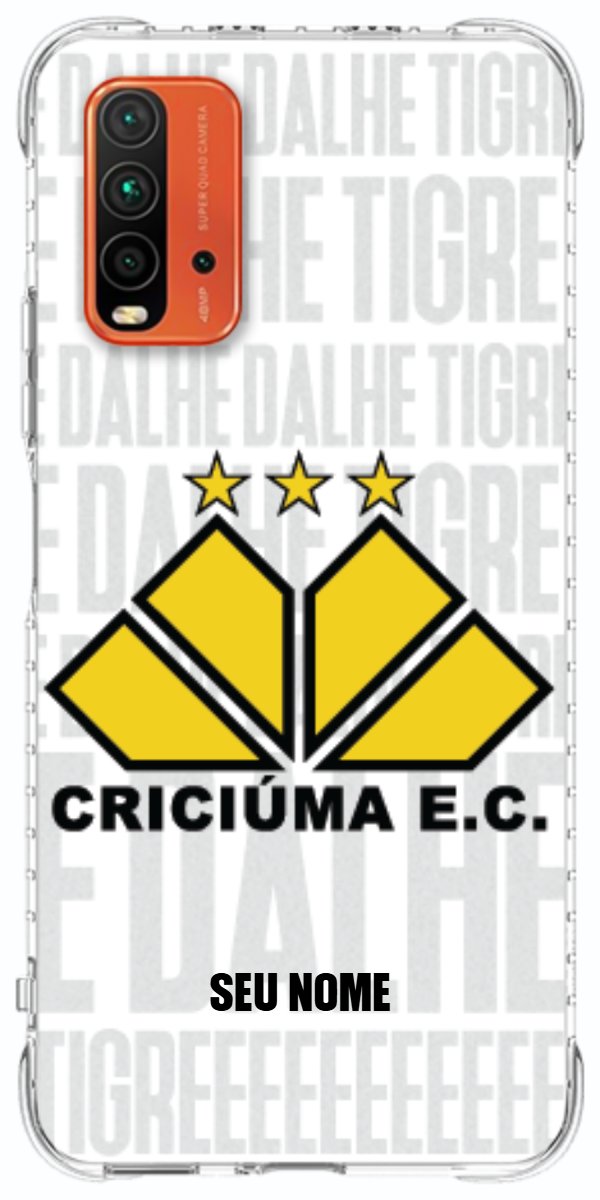 Capinha para Celular Criciúma Estampa Oficial 19