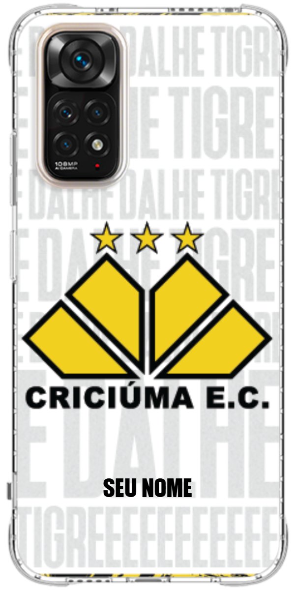 Capinha para Celular Criciúma Estampa Oficial 19