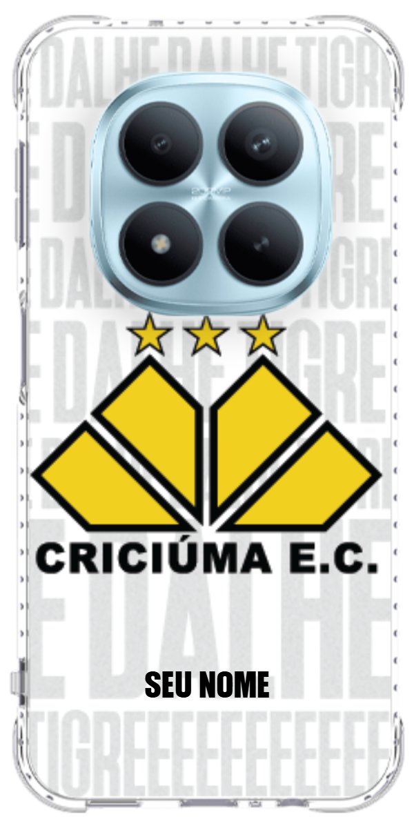 Capinha para Celular Criciúma Estampa Oficial 19