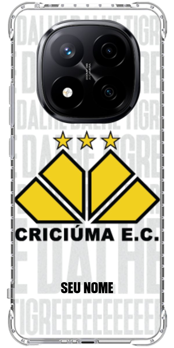 Capinha para Celular Criciúma Estampa Oficial 19