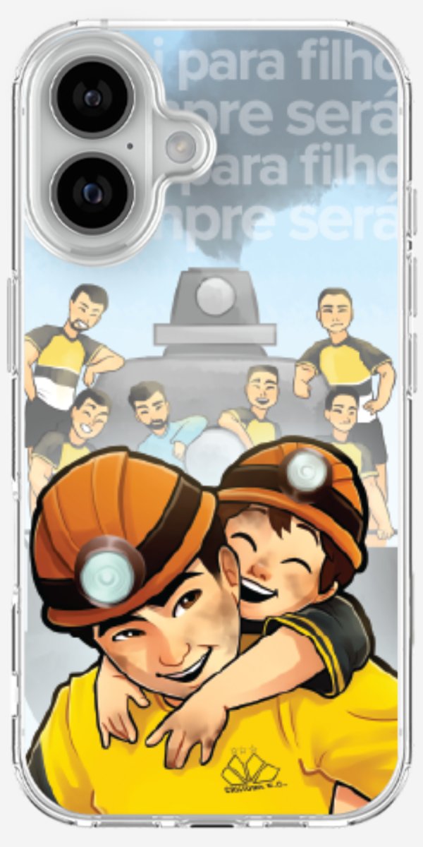 Capinha para Celular Criciúma Estampa Oficial 16
