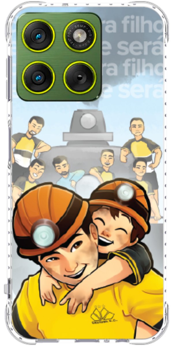 Capinha para Celular Criciúma Estampa Oficial 16