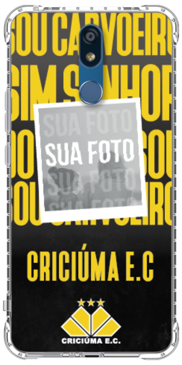 Capinha para Celular Crciúma Estampa Oficial 19
