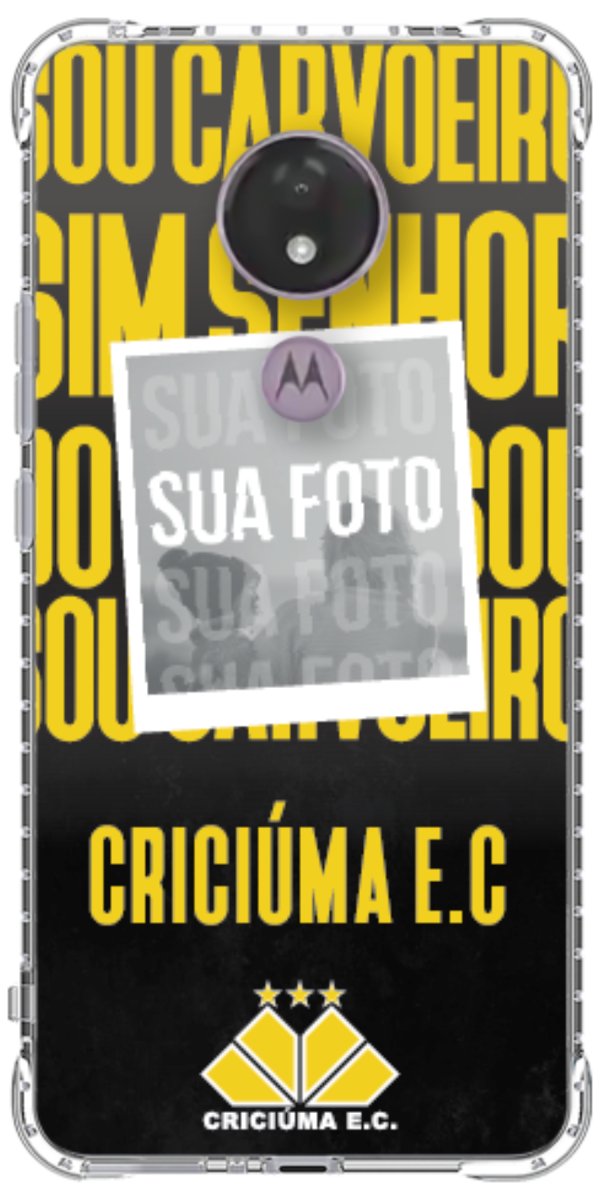 Capinha para Celular Crciúma Estampa Oficial 19