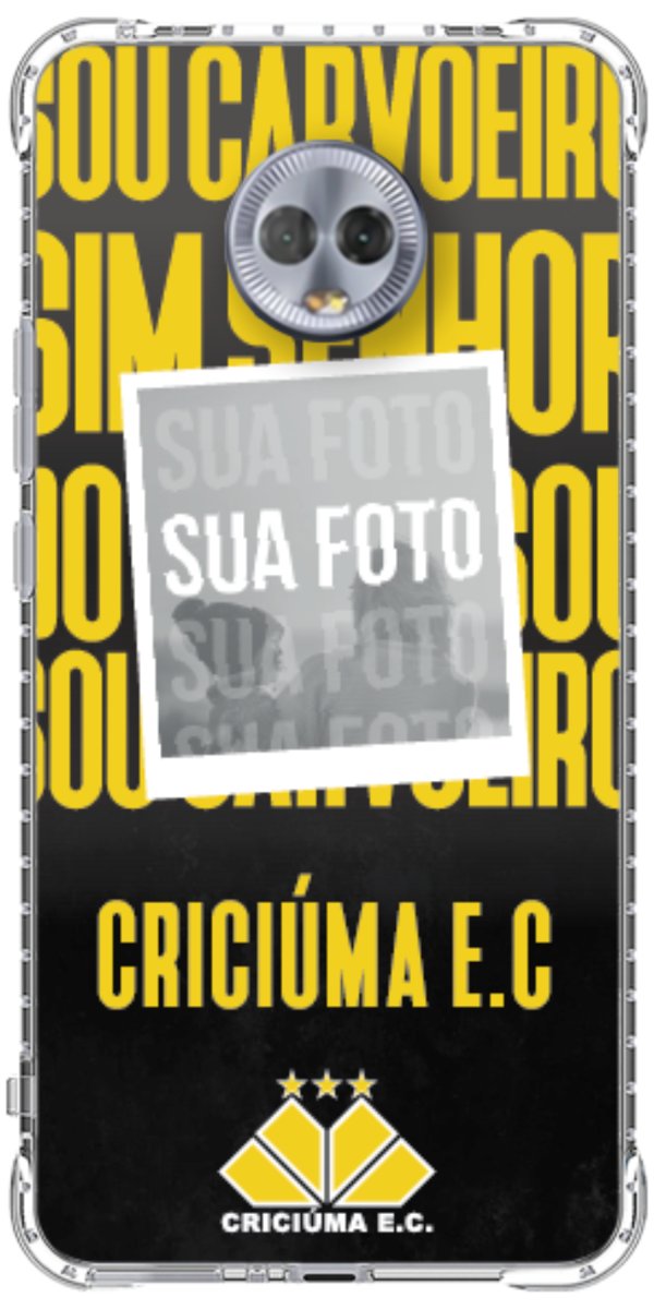 Capinha para Celular Crciúma Estampa Oficial 19
