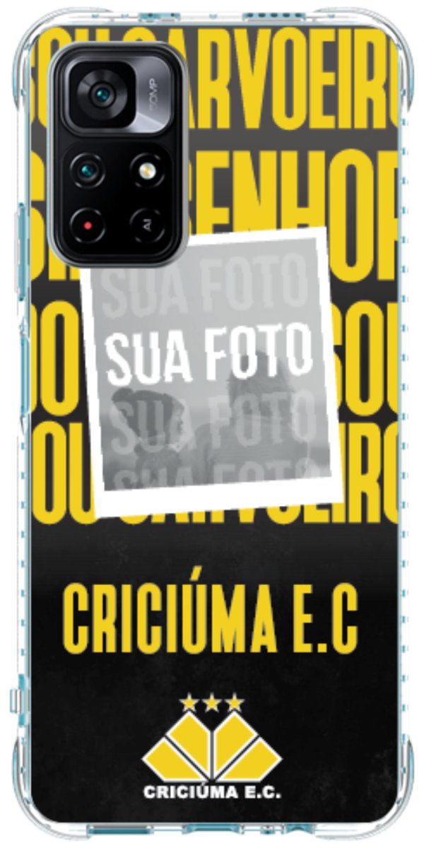 Capinha para Celular Crciúma Estampa Oficial 19
