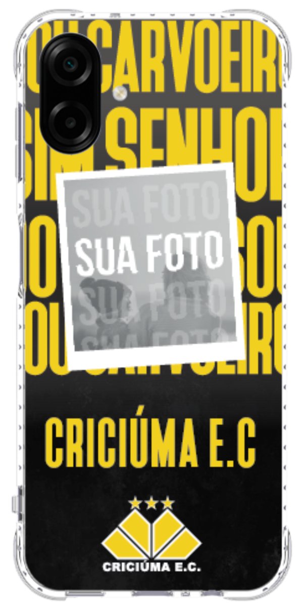 Capinha para Celular Crciúma Estampa Oficial 19