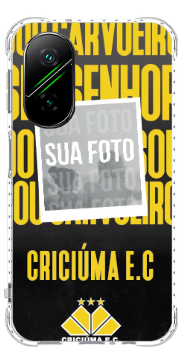 Capinha para Celular Crciúma Estampa Oficial 19