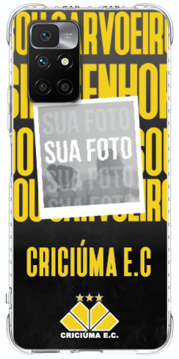 Capinha para Celular Crciúma Estampa Oficial 19