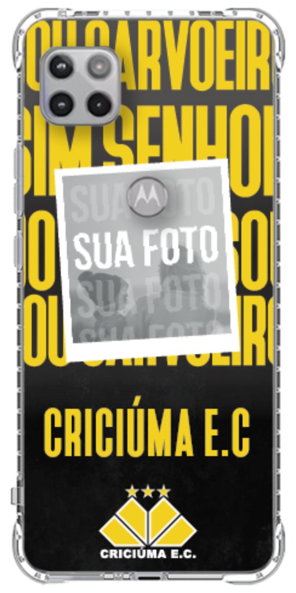 Capinha para Celular Crciúma Estampa Oficial 19