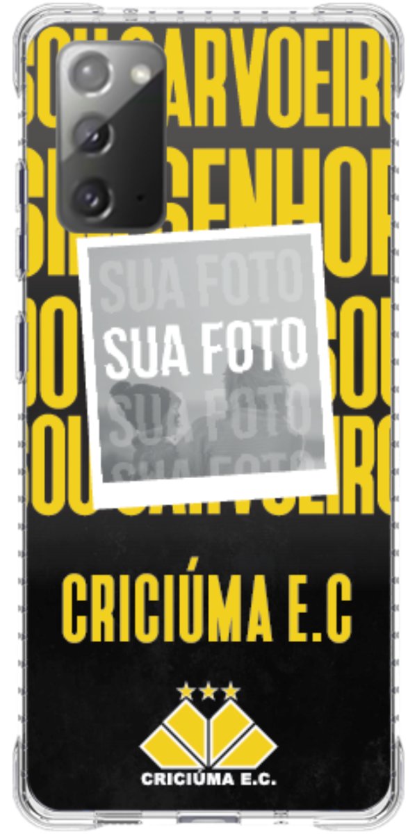 Capinha para Celular Crciúma Estampa Oficial 19