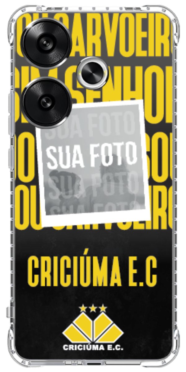 Capinha para Celular Crciúma Estampa Oficial 19