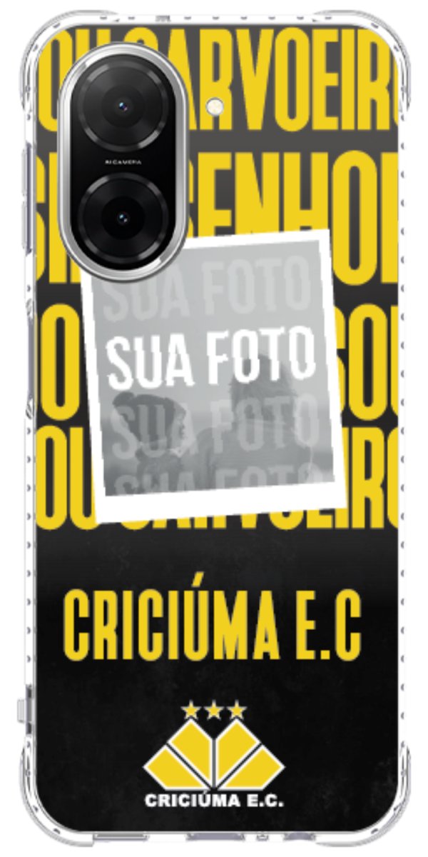 Capinha para Celular Crciúma Estampa Oficial 19