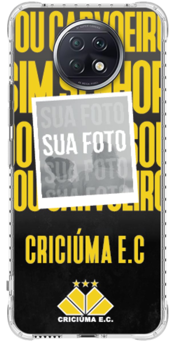 Capinha para Celular Crciúma Estampa Oficial 19