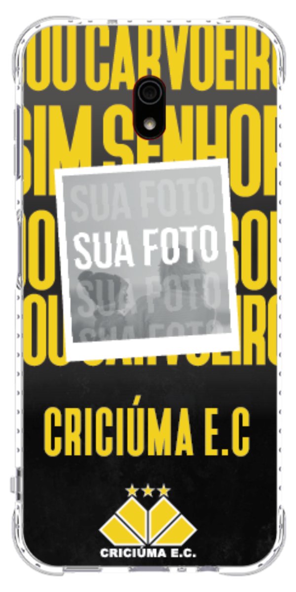 Capinha para Celular Crciúma Estampa Oficial 19