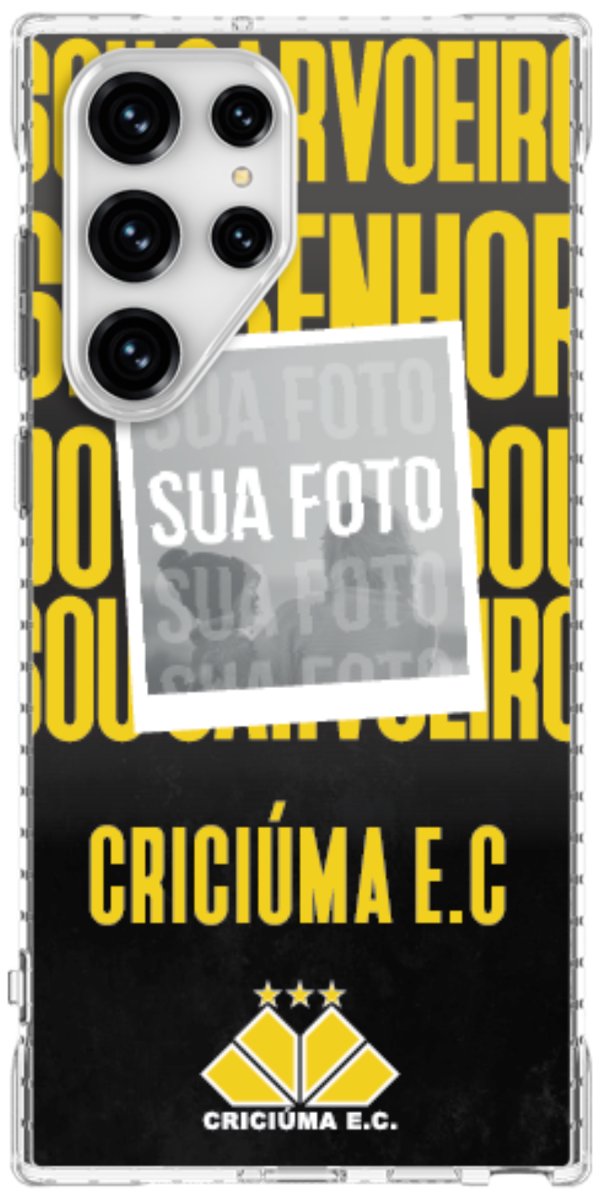 Capinha para Celular Crciúma Estampa Oficial 19