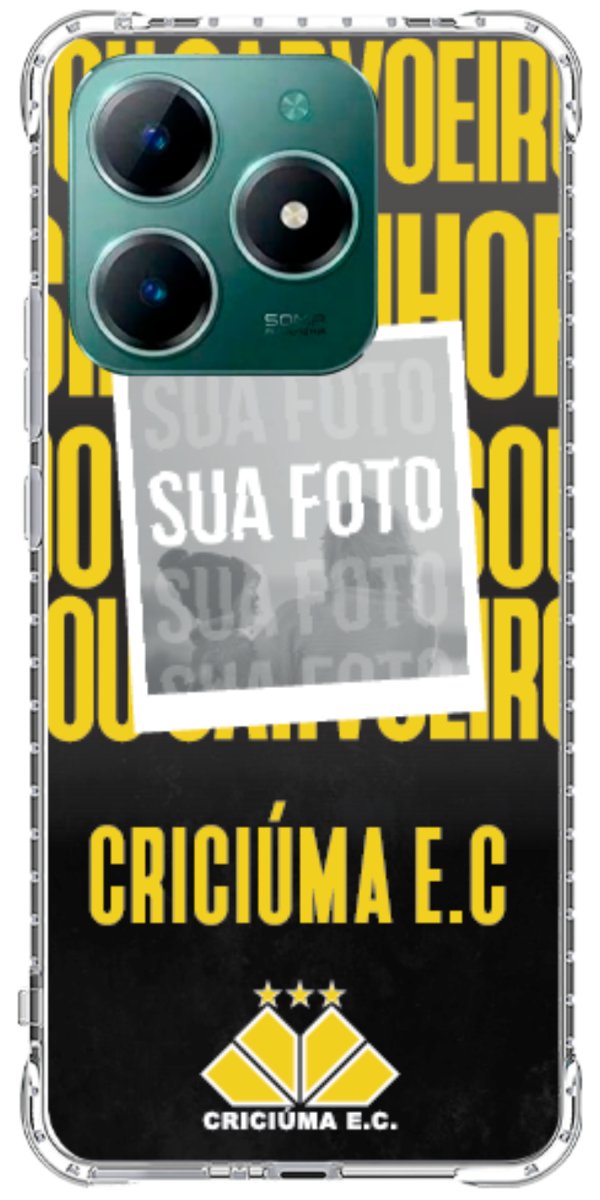 Capinha para Celular Crciúma Estampa Oficial 19