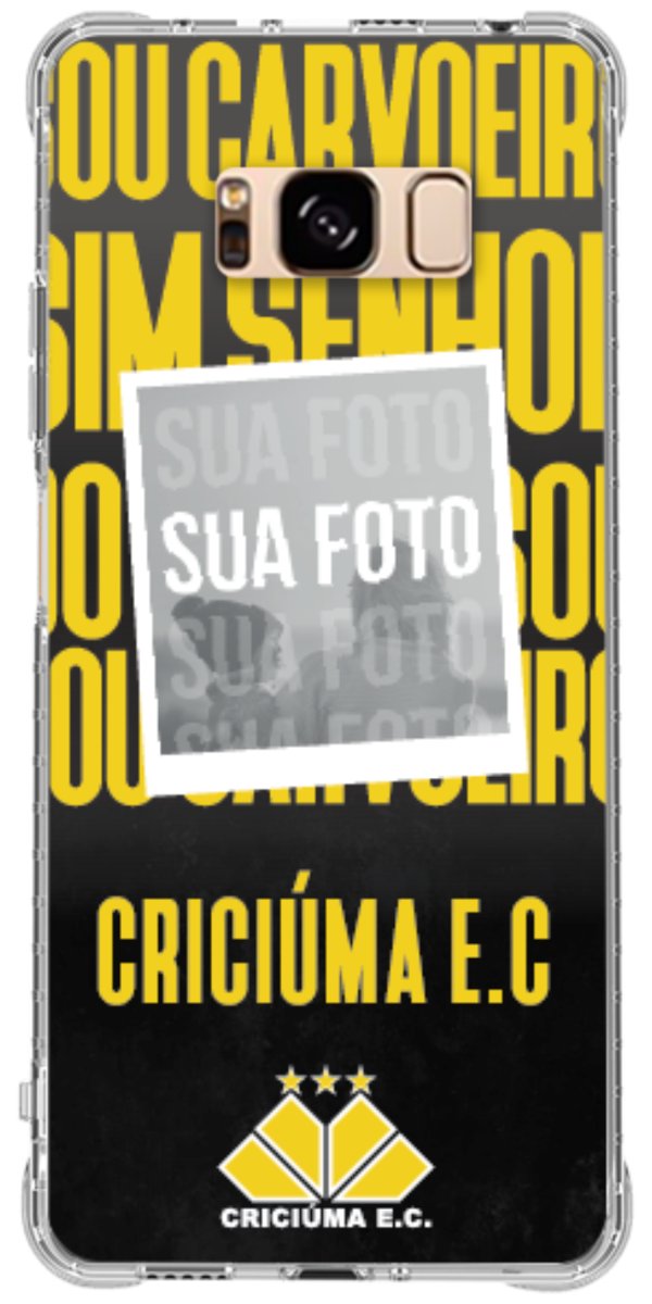 Capinha para Celular Crciúma Estampa Oficial 19