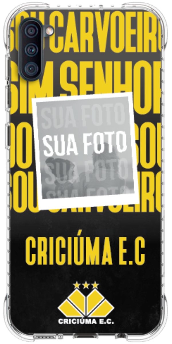 Capinha para Celular Crciúma Estampa Oficial 19
