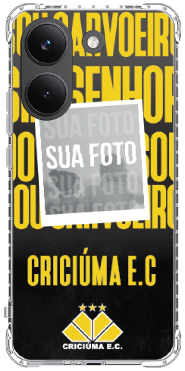 Capinha para Celular Crciúma Estampa Oficial 19