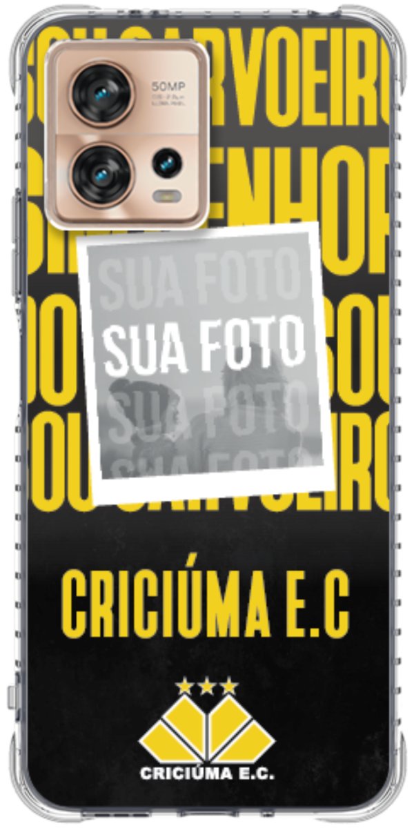 Capinha para Celular Crciúma Estampa Oficial 19