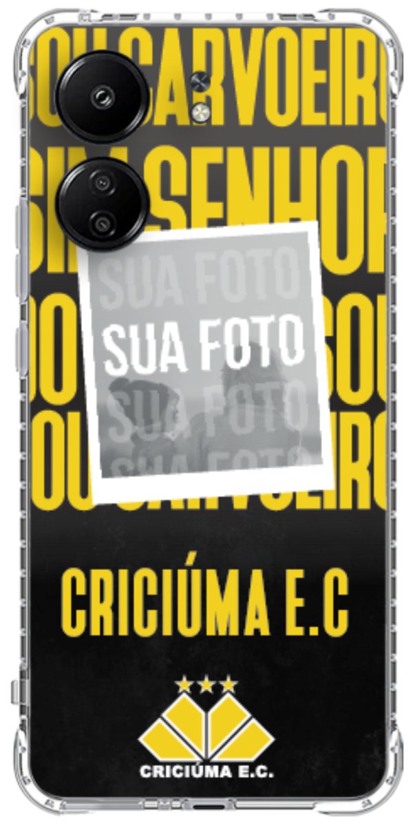 Capinha para Celular Crciúma Estampa Oficial 19