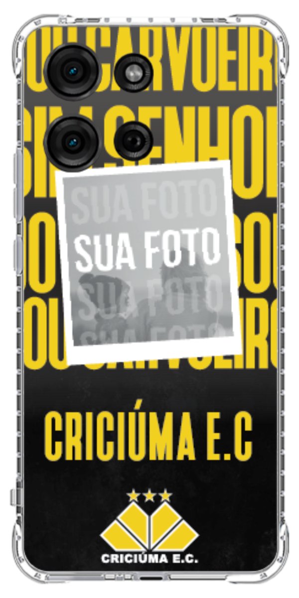 Capinha para Celular Crciúma Estampa Oficial 19