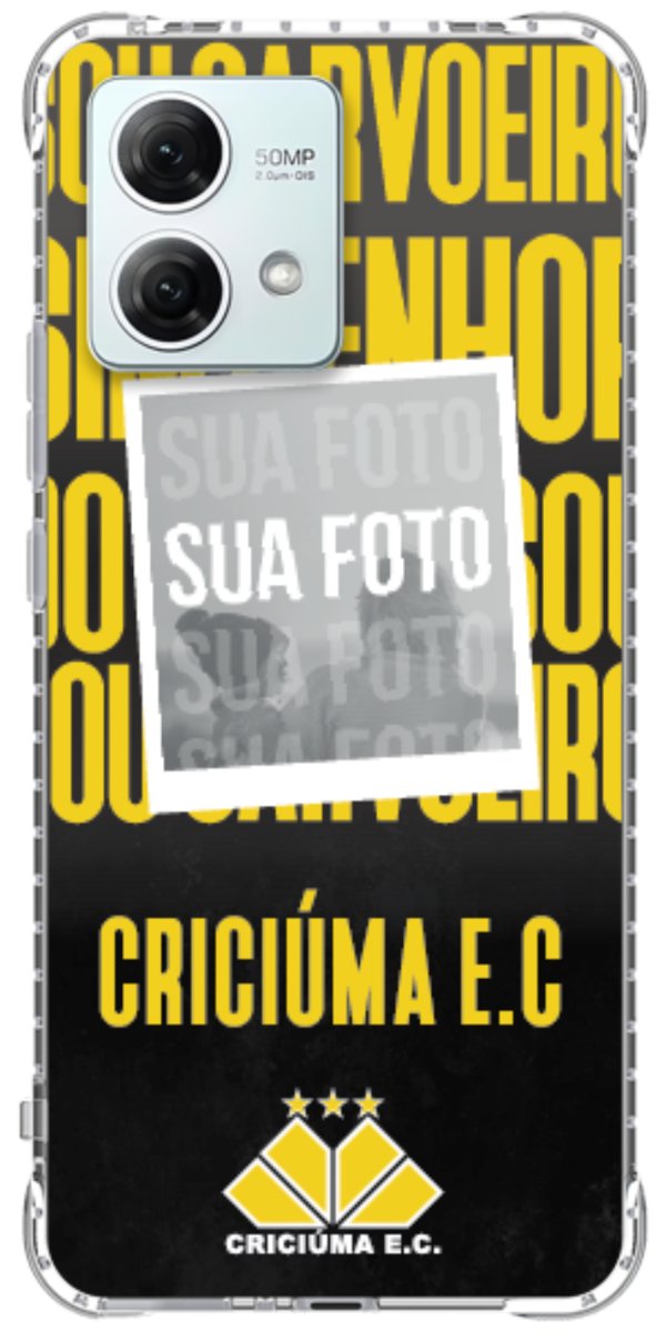 Capinha para Celular Crciúma Estampa Oficial 19