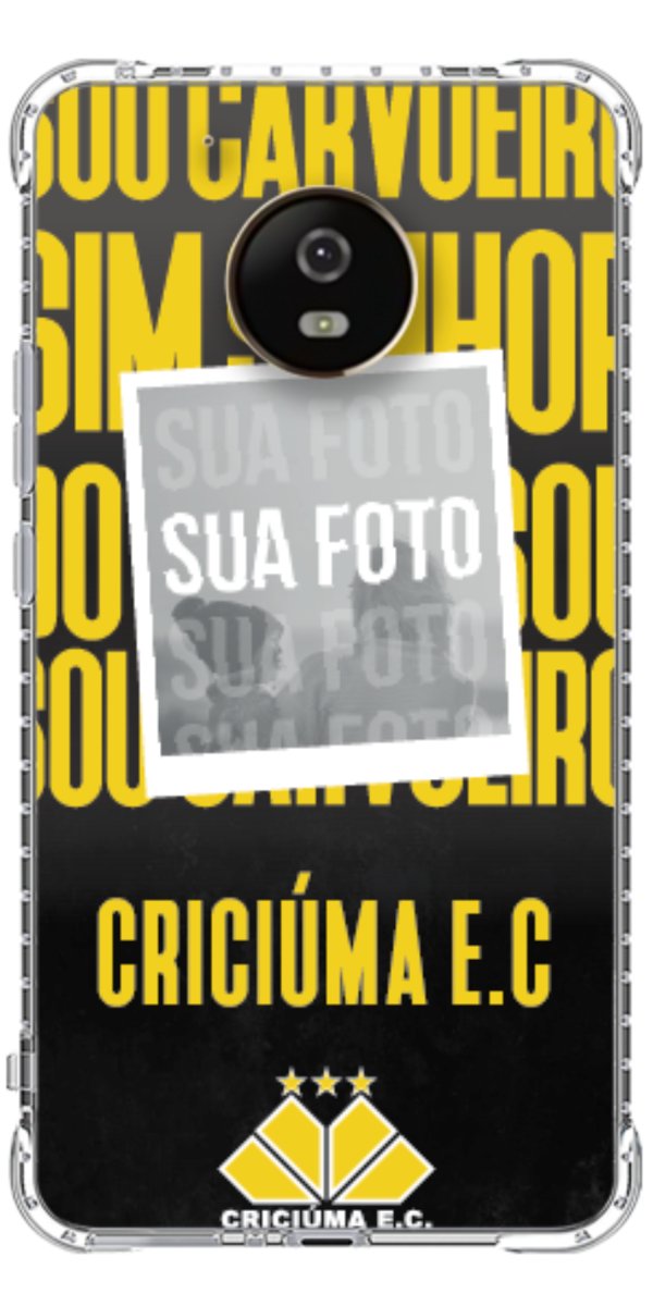Capinha para Celular Crciúma Estampa Oficial 19