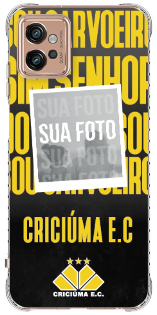 Capinha para Celular Crciúma Estampa Oficial 19